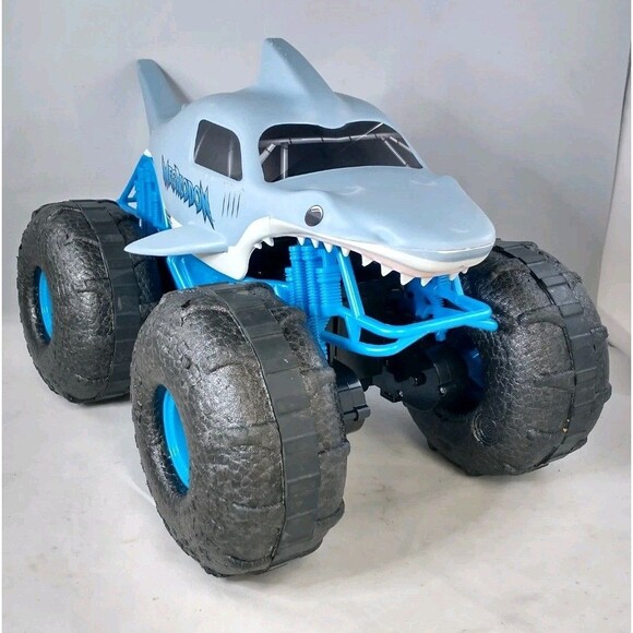Monster Jam Megalodon Storm RC Monster Truck 16” No Remote Spin Master Terrain - Picture 2 of 16